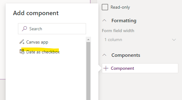 Adding custom PCF control to Dynamics 365 CE form