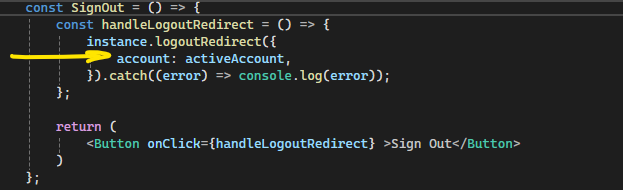 Prompt-less Sign Out With msal-react